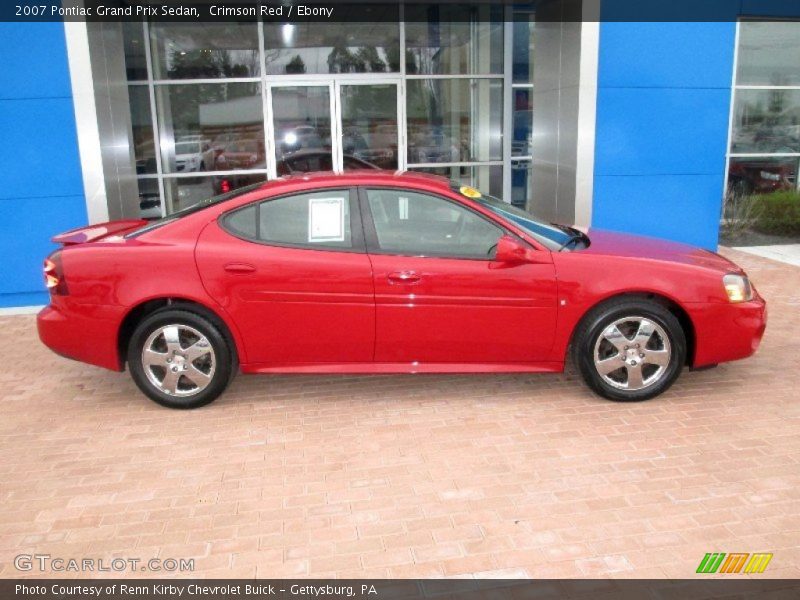 Crimson Red / Ebony 2007 Pontiac Grand Prix Sedan