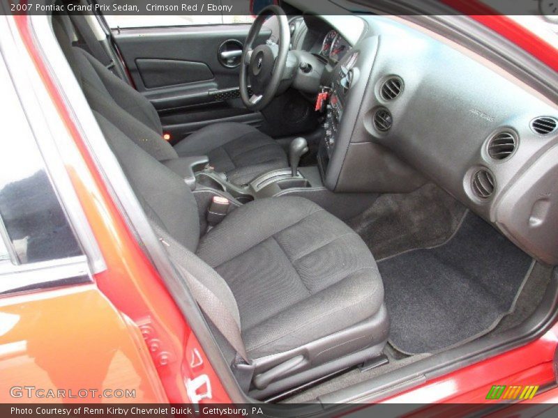 Crimson Red / Ebony 2007 Pontiac Grand Prix Sedan