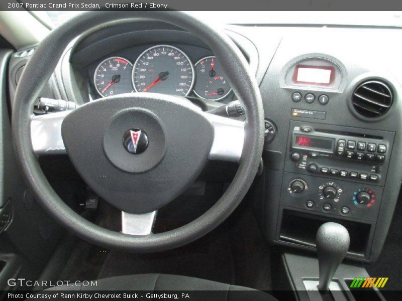 Crimson Red / Ebony 2007 Pontiac Grand Prix Sedan