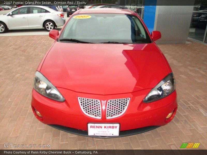 Crimson Red / Ebony 2007 Pontiac Grand Prix Sedan