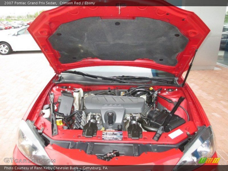 Crimson Red / Ebony 2007 Pontiac Grand Prix Sedan