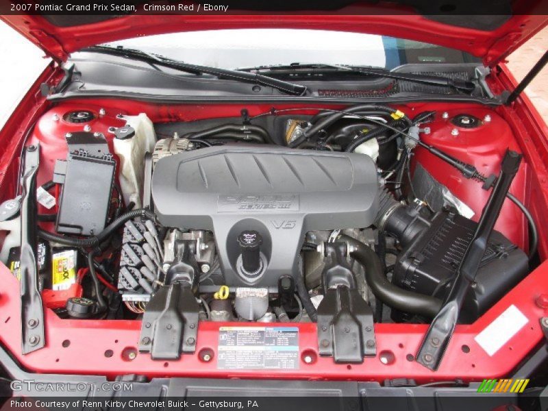Crimson Red / Ebony 2007 Pontiac Grand Prix Sedan