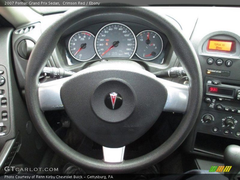 Crimson Red / Ebony 2007 Pontiac Grand Prix Sedan