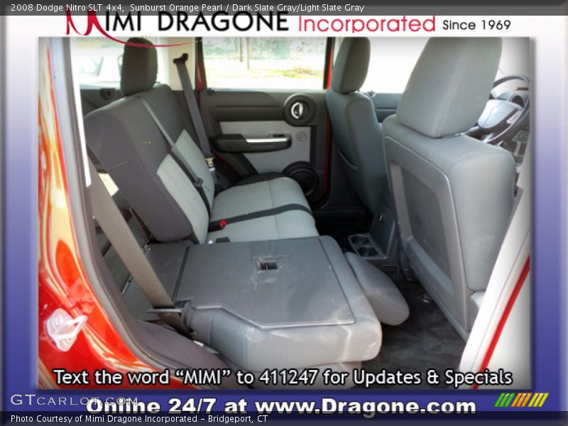 Sunburst Orange Pearl / Dark Slate Gray/Light Slate Gray 2008 Dodge Nitro SLT 4x4