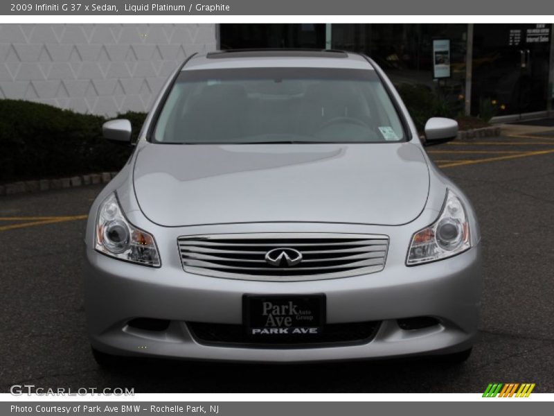 Liquid Platinum / Graphite 2009 Infiniti G 37 x Sedan