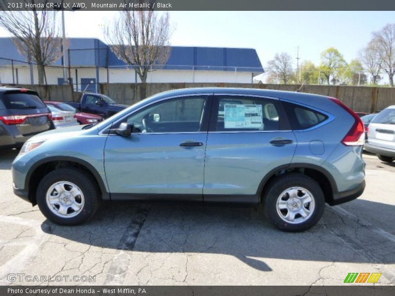 Mountain Air Metallic / Black 2013 Honda CR-V LX AWD