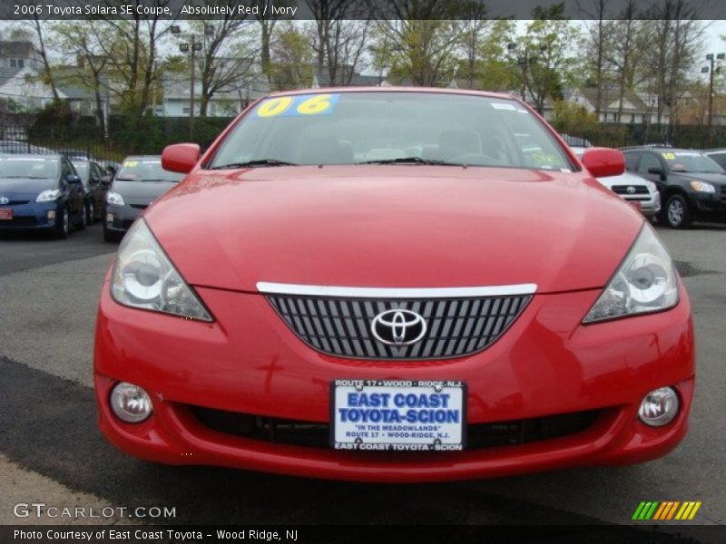 Absolutely Red / Ivory 2006 Toyota Solara SE Coupe