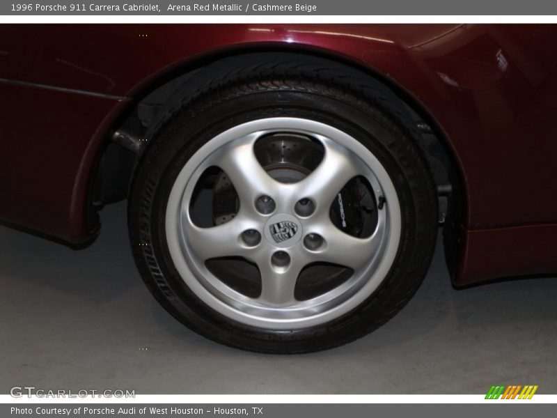 Arena Red Metallic / Cashmere Beige 1996 Porsche 911 Carrera Cabriolet