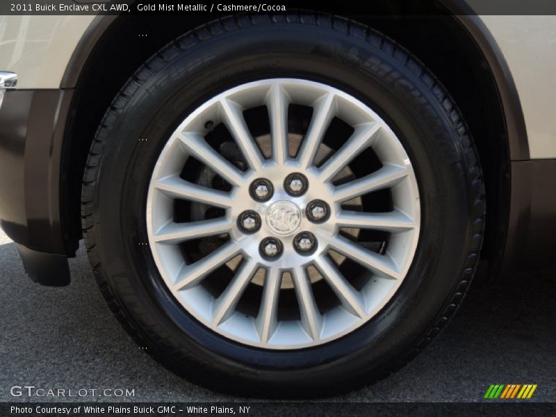 Gold Mist Metallic / Cashmere/Cocoa 2011 Buick Enclave CXL AWD