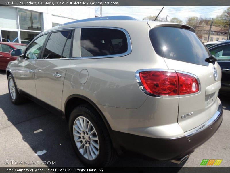 Gold Mist Metallic / Cashmere/Cocoa 2011 Buick Enclave CXL AWD
