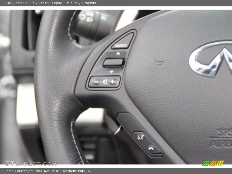 Liquid Platinum / Graphite 2009 Infiniti G 37 x Sedan