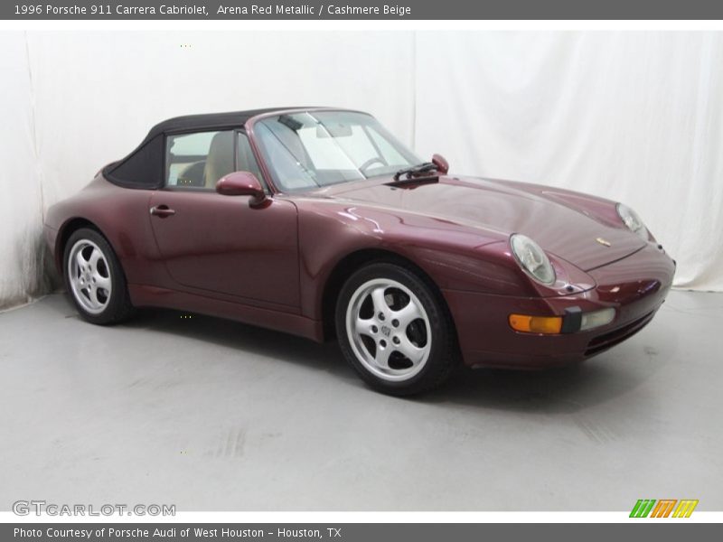 Front 3/4 View of 1996 911 Carrera Cabriolet