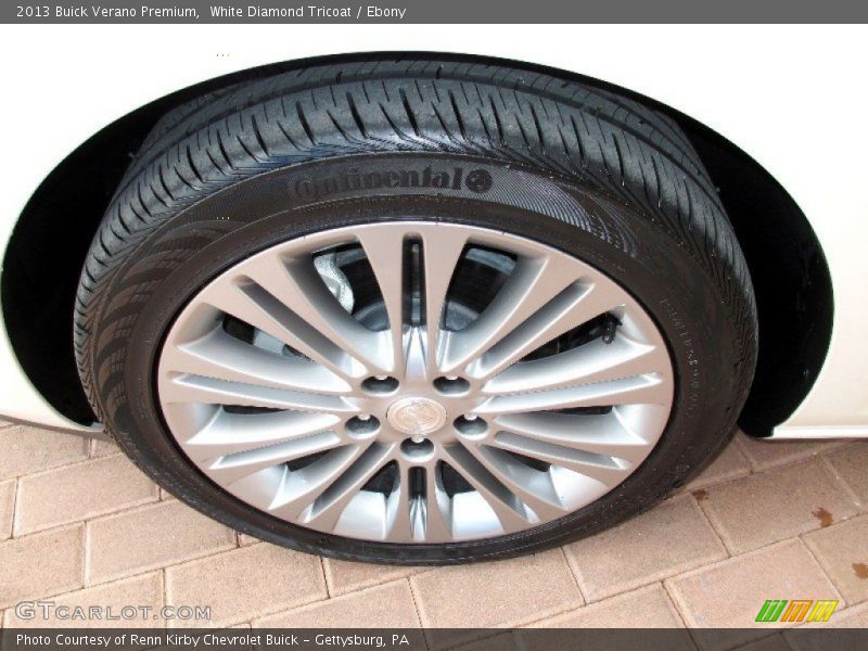 White Diamond Tricoat / Ebony 2013 Buick Verano Premium