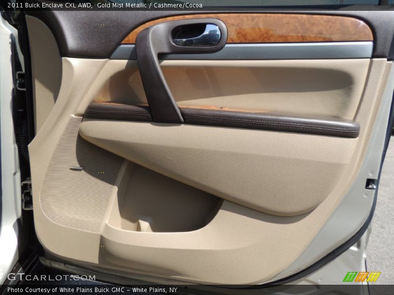 Gold Mist Metallic / Cashmere/Cocoa 2011 Buick Enclave CXL AWD