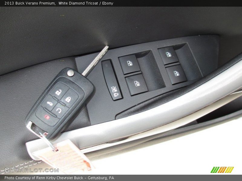 White Diamond Tricoat / Ebony 2013 Buick Verano Premium