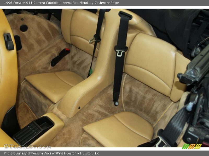 Rear Seat of 1996 911 Carrera Cabriolet