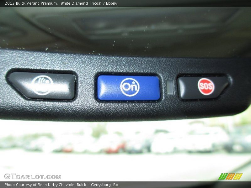 White Diamond Tricoat / Ebony 2013 Buick Verano Premium