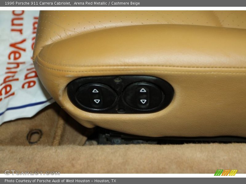 Arena Red Metallic / Cashmere Beige 1996 Porsche 911 Carrera Cabriolet