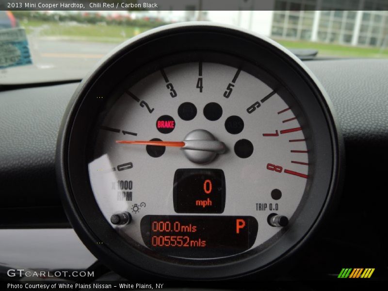 Chili Red / Carbon Black 2013 Mini Cooper Hardtop