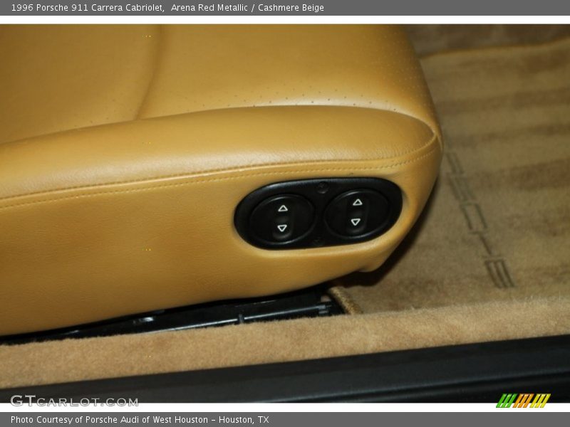 Arena Red Metallic / Cashmere Beige 1996 Porsche 911 Carrera Cabriolet