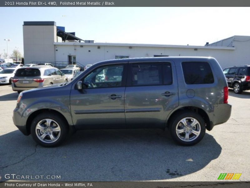 Polished Metal Metallic / Black 2013 Honda Pilot EX-L 4WD
