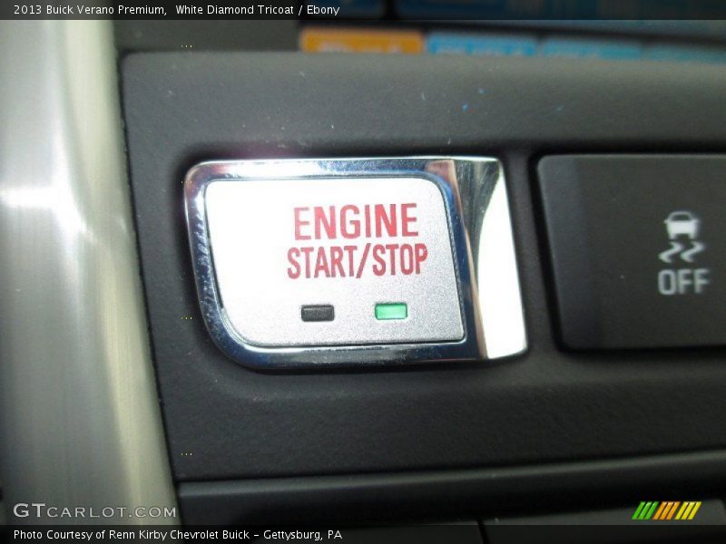 White Diamond Tricoat / Ebony 2013 Buick Verano Premium