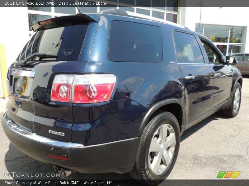 Deep Blue Metallic / Ebony 2011 GMC Acadia SLT AWD