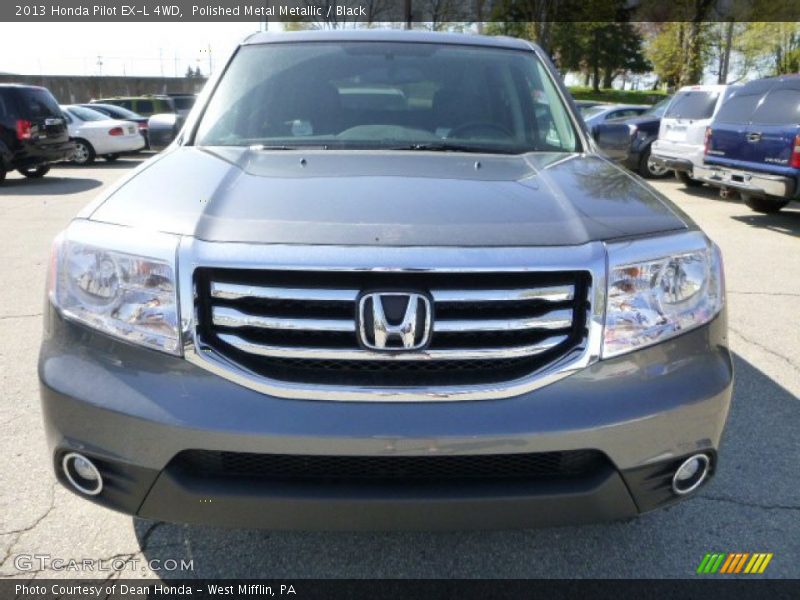 Polished Metal Metallic / Black 2013 Honda Pilot EX-L 4WD