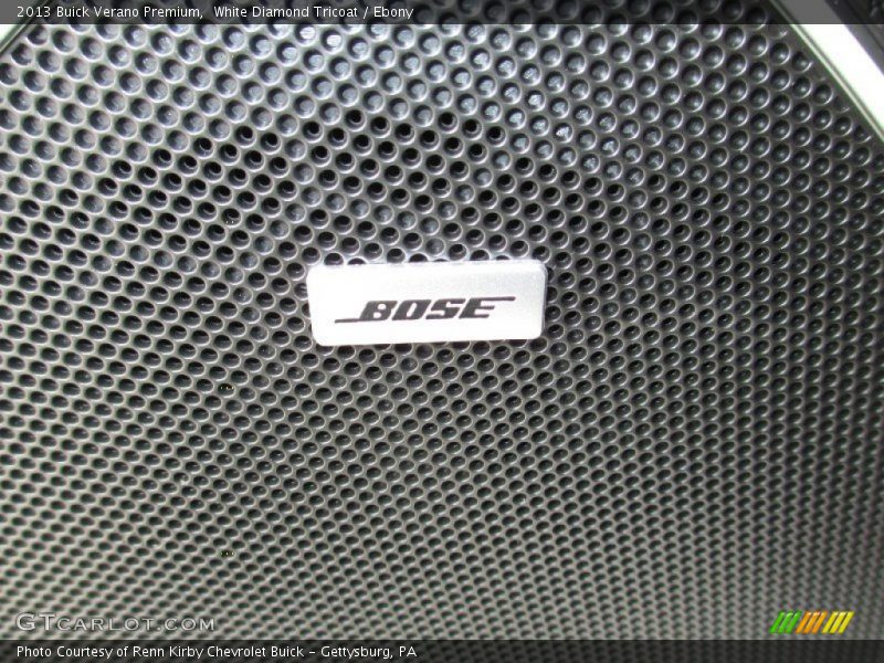 White Diamond Tricoat / Ebony 2013 Buick Verano Premium