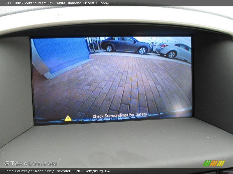 White Diamond Tricoat / Ebony 2013 Buick Verano Premium