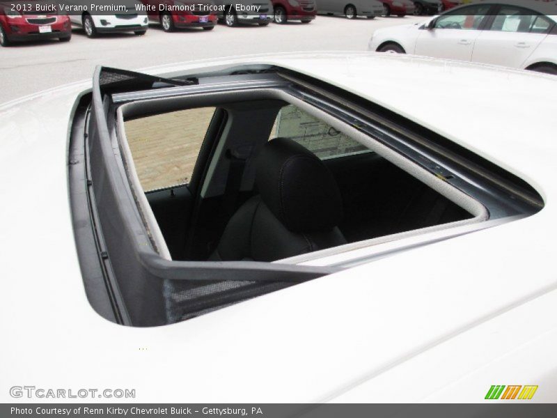 White Diamond Tricoat / Ebony 2013 Buick Verano Premium