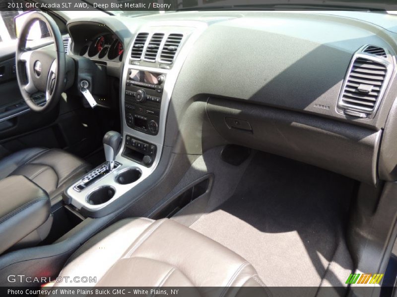 Deep Blue Metallic / Ebony 2011 GMC Acadia SLT AWD