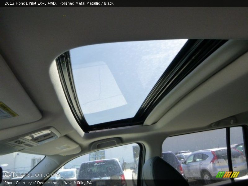 Polished Metal Metallic / Black 2013 Honda Pilot EX-L 4WD