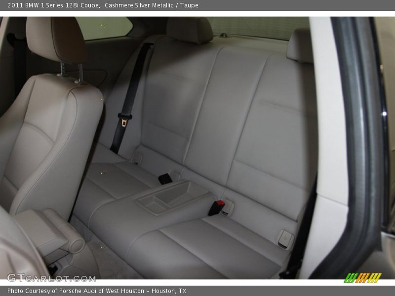 Cashmere Silver Metallic / Taupe 2011 BMW 1 Series 128i Coupe