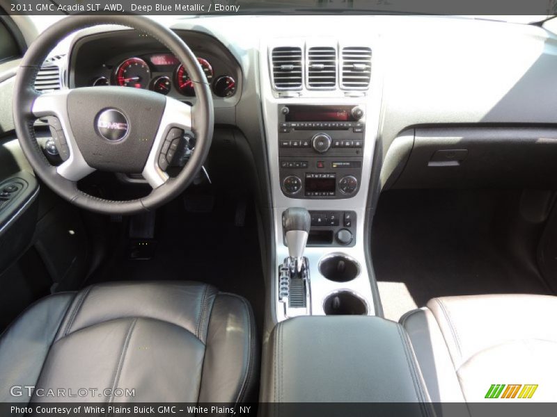 Deep Blue Metallic / Ebony 2011 GMC Acadia SLT AWD