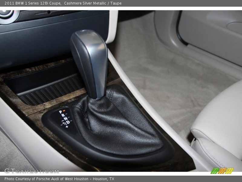 Cashmere Silver Metallic / Taupe 2011 BMW 1 Series 128i Coupe
