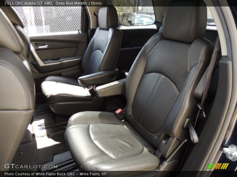 Deep Blue Metallic / Ebony 2011 GMC Acadia SLT AWD