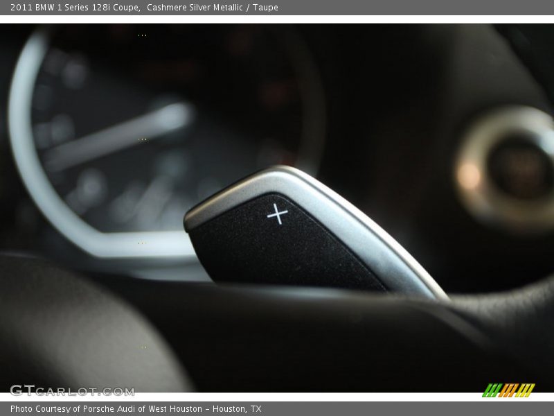 Cashmere Silver Metallic / Taupe 2011 BMW 1 Series 128i Coupe