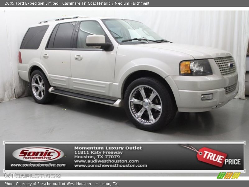 Cashmere Tri Coat Metallic / Medium Parchment 2005 Ford Expedition Limited
