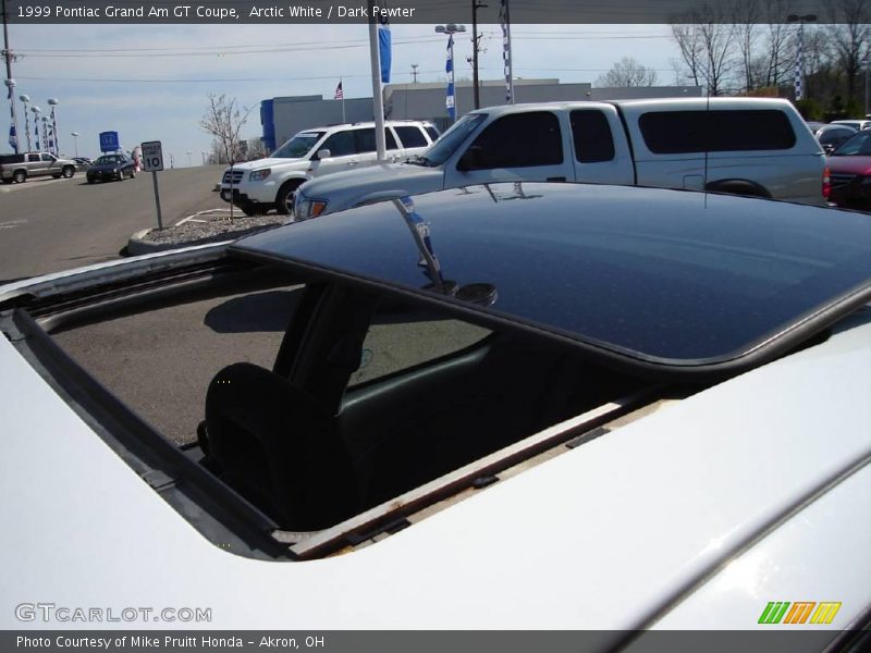 Arctic White / Dark Pewter 1999 Pontiac Grand Am GT Coupe