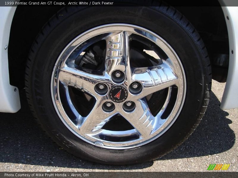 Arctic White / Dark Pewter 1999 Pontiac Grand Am GT Coupe