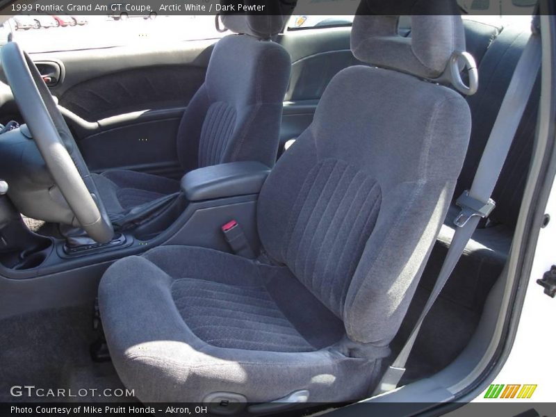 Arctic White / Dark Pewter 1999 Pontiac Grand Am GT Coupe