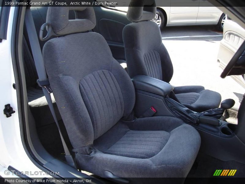 Arctic White / Dark Pewter 1999 Pontiac Grand Am GT Coupe