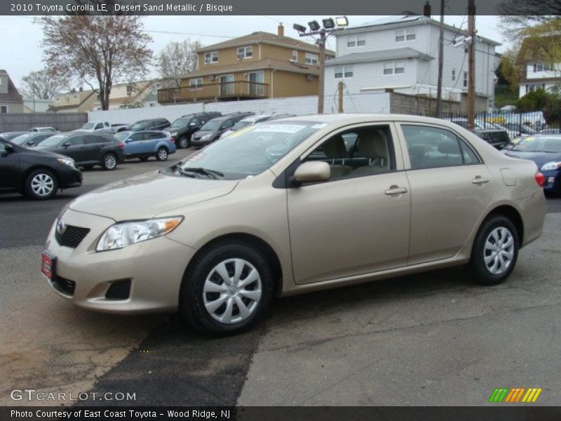 Front 3/4 View of 2010 Corolla LE