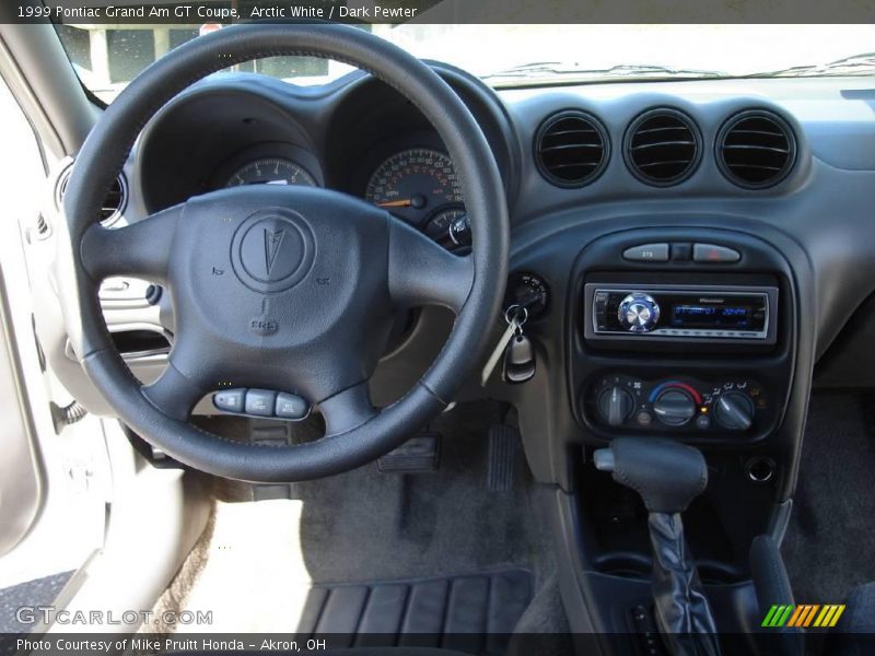 Arctic White / Dark Pewter 1999 Pontiac Grand Am GT Coupe
