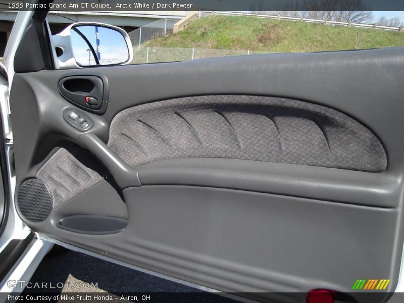 Arctic White / Dark Pewter 1999 Pontiac Grand Am GT Coupe