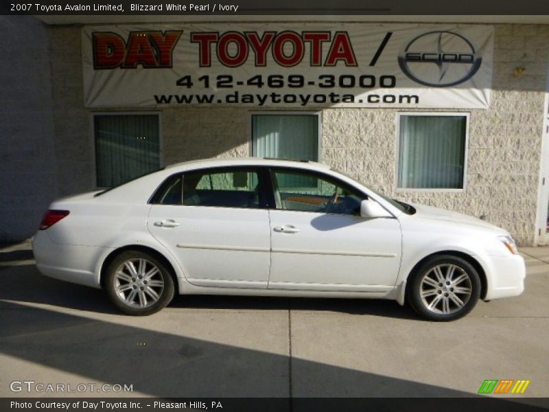 Blizzard White Pearl / Ivory 2007 Toyota Avalon Limited