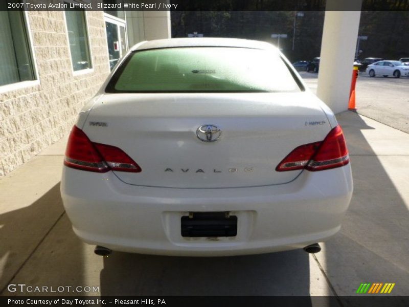 Blizzard White Pearl / Ivory 2007 Toyota Avalon Limited