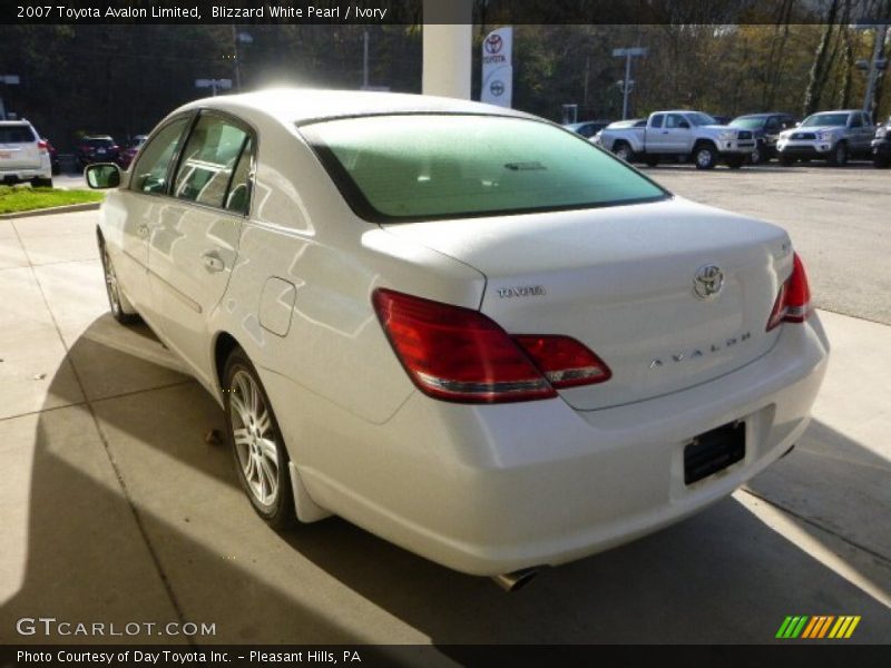 Blizzard White Pearl / Ivory 2007 Toyota Avalon Limited
