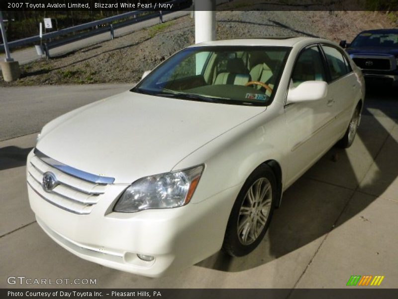 Blizzard White Pearl / Ivory 2007 Toyota Avalon Limited